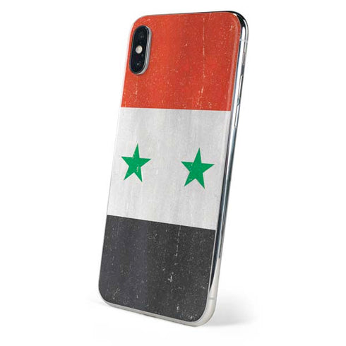 Syria Flag Distressed iPhone XS Max Skin